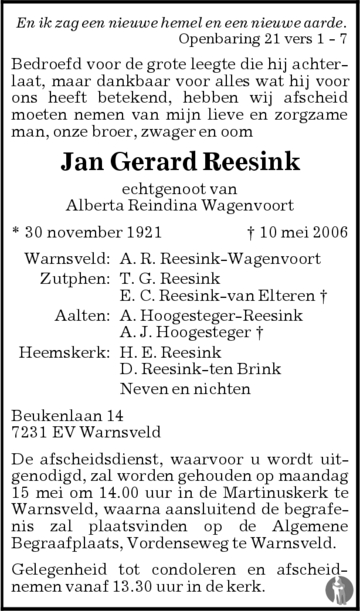 Jan Gerhardt Reesink